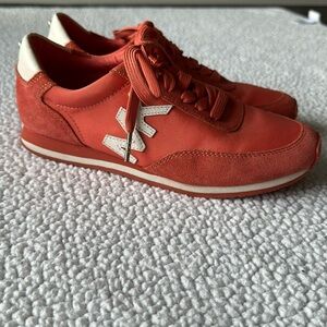 MK coral tennis shoes